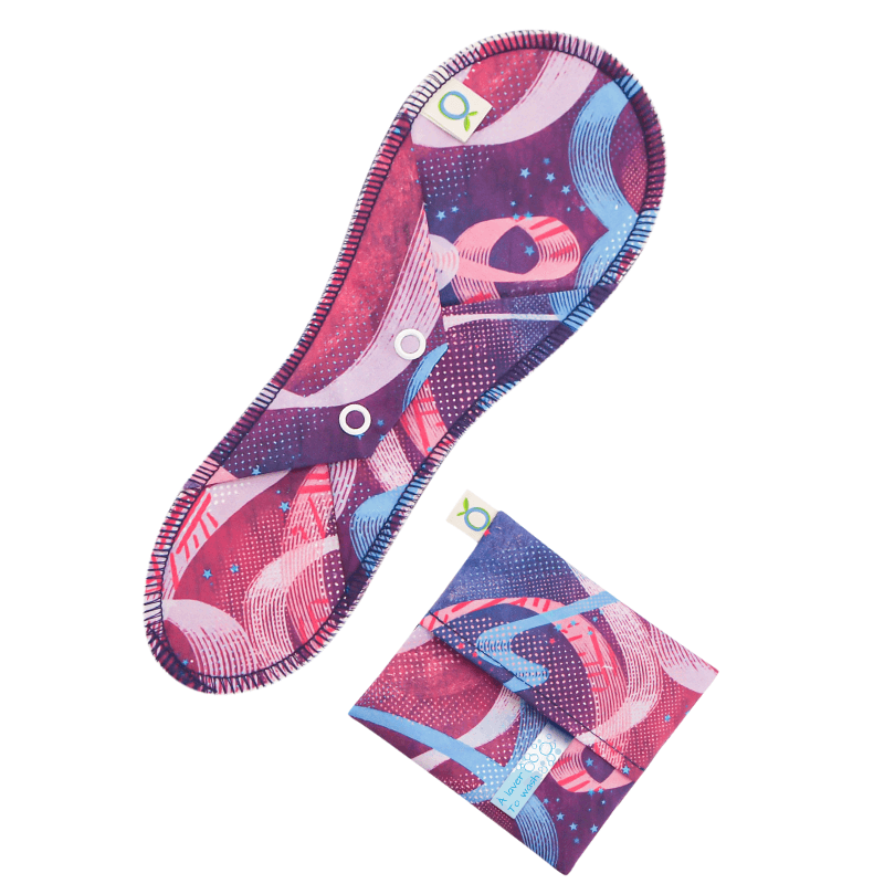 Öko-Teens | Serviette Lavable Régulière + Pochette - Öko Créations