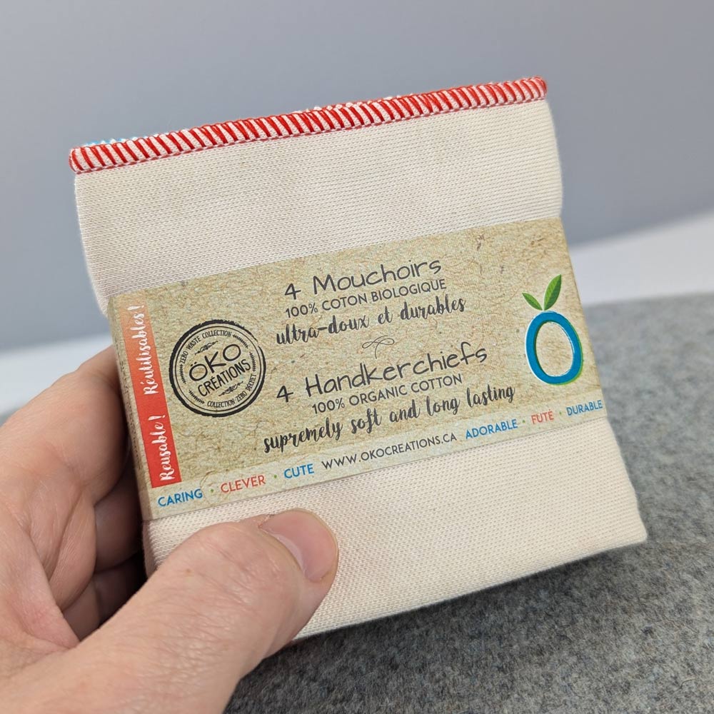 Organic Cotton Handkerchief (4-pack)