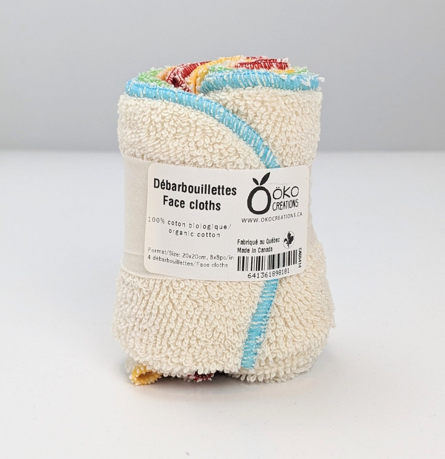 Small Organic Cotton Washcloths