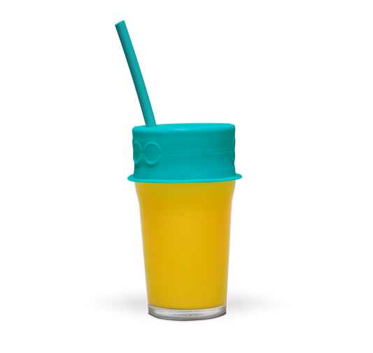 Silicone Straw + Lid