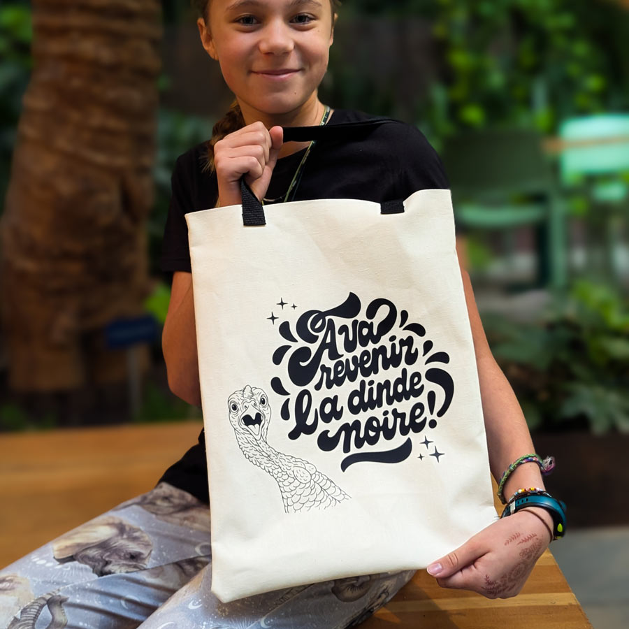 Sacs d’icitte | À Vas Revenir La Dinde Noire!